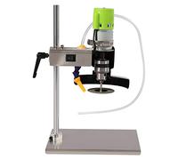 Coupe-bouteille électrique en verre 150 W DIY avec 7 niveaux de vitesse réglable et 3 lames de scie, coupe-bouteilles en acier inoxydable pour bouteilles de vin, verre de mer, céramique et bricolage