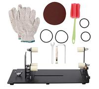 Coupe-bouteilles en verre, outil de coupe pour bouteilles de vin avec 3 roues en carbure, réglable pour les bouteilles rondes et carrées, comprend des gants en papier de verre pour