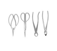 Coupe-boutons en Acier Inoxydable, Ciseaux de Taille de Feuilles et de Racines, Kit D'outils de Jardinage, Conception à Long Manche, Sac de Protection en Nylon, utilisé pour