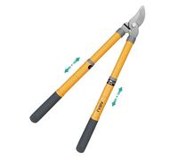 Coupe-Branche Télescopique 42-61cm,Cap. coupe 3,5 cm,Lame en Acier SK-5 | Coupe-Branche à Poignées Extensibles, revêtement de protection, Pour Couper Les Branches Sèches et Mouillées