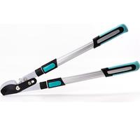 Coupe-branches à lame droite - Suan - Manche télescopique - Ergonomique et puissant | 88,5 x 29,5 x 3 cm | Noir et argent | TRENDYFLAIR