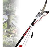 Coupe-branches avec lame tranchante SK5 - Outil de jardin extensible et réglable en hauteur pour couper et tailler