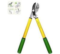 GRÜNTEK Cisaille Coupe Branches Ébrancheur de 47 cm avec Sécateur à | crémaillère. Élaguer à Enclume Compact Grizzly en Aluminium