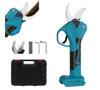 Coupe-branches sans fil professionnel compatible avec batterie Dewalt 18 V (sans batterie), batterie Secateur électrique avec écran LCD et lames en acier SK5 importées pour branches, arbustes et