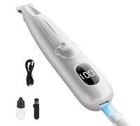 Coupe-brosse pour poils de chat, rechargeable sans fil et silencieux, pour animaux domestiques, pour chats, pour les zones d'yeux, les oreilles du visage et les fesses pour les petits animaux