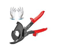 VEVOR Coupe-câble à Cliquet 280 mm Coupeur de Câbles et Fils Cuivre Alu 400 mm² Poignées Confortables Levier à Dégagement Rapide Facile à Utiliser Lame en Acier à Ressort au Silicium-manganèse 50 HRC