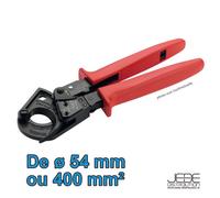 Coupe-câble à cliquet Ø54 mm - 400 mm² - CIMCO 120185