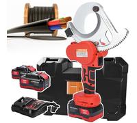 Coupe-câble à cliquet électrique, outil hydraulique sans fil pour fils en cuivre et aluminium, outil de coupe de câbles avec affichage numérique LED pour câbles blindés Cu/Al de 50/75/85/95 mm ( 95M)