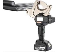 Coupe-câble électrique à cliquet - Outils hydrauliques pour fil de cuivre et d'aluminium, sans fil et facile à utiliser, idéal pour les applications professionnelles et de bricolage