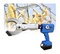 Coupe-câble hydraulique électrique, outil de coupe de fil hydraulique, coupe-boulon 60KN avec 2 Batteries amovibles, pour cuivre, aluminium et câble blindé (B)