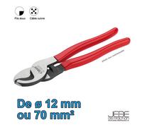 Coupe-câble universel Ø12 mm - Section 70 mm² - CIMCO 120330