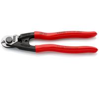 Coupe-câbles acier 190mm - D2,5-4-5-7mm - Gainage PVC KNIPEX - 9561190