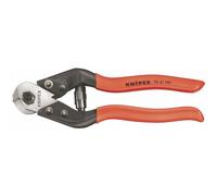 Knipex 95 61 190 Pince coupe-câbles Adapté pour (technique d'isolation) câbles en alu et en cuivre, à 1 ou plusieurs fils, câbles