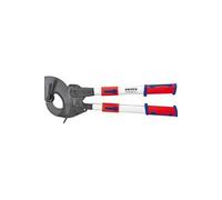 Knipex Coupe-câbles à cliquet, bras télescopiques, 1 pièce