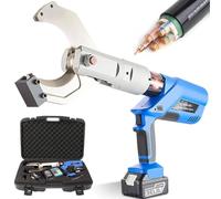 Coupe-câbles hydrauliques robustes avec 2 batteries, max 85/105/120 mm - Coupe-câble électrique à cliquet pour cuivre/aluminium - Puissance 150 kn/180 kn/250 kn