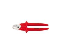 Coupe-câbles VDE, tête chromée, poignées étanches, Long. : 230 mm, Ø de la capacité de coupe 16 mm, Section du conducteur 50 mm²