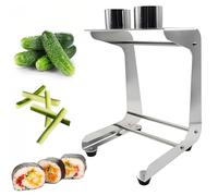 Coupe-carotte manuel pour concombre, 10 tranches/min, 45 mm de diamètre, pour salade, cuisine, sushis, préparation des repas