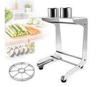 Coupe-carottes Et Concombres Manuel Pratique, 10 Tranches Par Minute, Sans Effort, Lames Non Apparentes, Coupes Uniformes, Acier Inoxydable 304. Idéal Pour Salades, Cuisine Et Sushis 6&10