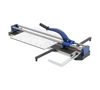 Coupe-carreaux, 80 cm, double rails et supports, manuel d'utilisation 3/5, coupe de carrelage manuelle, positionnement infrarouge pour une coupe de précision (bleu)