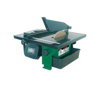 Coupe carreaux électrique 600W - disque diamanté diamètre 180mm - guide de coupe droit et guide d'angle 45 degrés