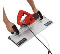 Coupe-carreaux électrique, machine à chanfreiner de carrelage, coupe biseautée à 43 degrés avec pompe à eau et tuyau souple, 13000 tr/min, tuyau de 3,8 m, pour couper de grandes pierres en céramique