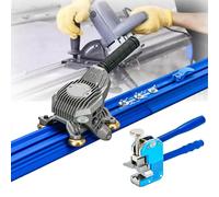 Coupe-carreaux en céramique avec roues en carbure, pieds antidérapants et rails en aluminium pour une coupe manuelle précise dans les projets de bricolage