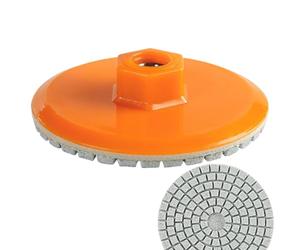Coupe-carreaux en céramique - Coussin de polissage multifonction - Kit de disques abrasifs - Outil efficace pour le ponçage de pierre de granit et béton - Utilisation polyvalente pour le bricolage