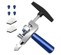 Coupe-carreaux Manuel | 2 en 1 Meuleuse à Verre Manuel - Coupe-Carrelage Précis,pour Rénovation Salle de Bain Remodelage Cuisine Projets Mur et Douche Amélioration Habitat Chantier Construction