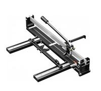 Coupe Carreaux Manuel 800 mm Coupe Carrelage Haute PréCision Guidé par Laser à Roulettes Positionnement Professionnel pour Couper CéRamique Carreaux Porcelaine