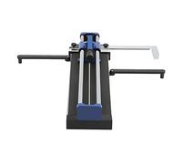 Coupe-carreaux manuel avec largeur de coupe de 1 à 60 cm/15 mm d'épaisseur et 2 piles AAA, 0-90 ° avec roue en carbure et ligne laser, rail de guidage double voie pour porcelaine et verre