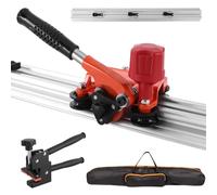 Coupe-carreaux manuel grand format, outil de coupe robuste à double rail avec pinces, système de molette de coupe à 3 têtes, machine à couper les dalles de porcelaine et de granit(1.2m)