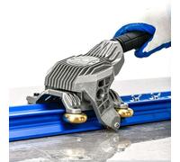 Coupe-carreaux manuel pour grands carreaux de céramique et porcelaine avec coupe précise, ventouses et couteau poussoir pour installateurs professionnels ou débutants