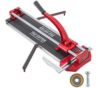 VEVOR Coupe Carrelage 800 mm Coupe-Carreaux Manuel Double Rails, épaisseur de Coupe 6-15 mm Coupeur de Carrelage avec Positionnement Laser Professionnel Outil pour Couper Céramique Carreaux Porcelaine