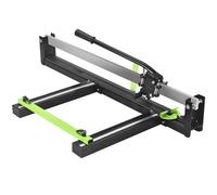 Coupe-carreaux professionnel avec positionnement laser et surface en caoutchouc - 800 mm, rail simple, support - Antidérapant