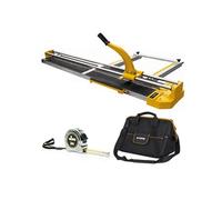 Coupe-carrelage Manuel 3,5 à 80 cm + Mètre 3m + Sacoche à outils