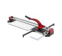 Coupe-carrelage manuel 80 cm - Coupe-carrelage manuel - Découpe manuelle de précision - Outil de carrelage professionnel - Coupe-carreaux manuel pour découpe de précision (rouge)