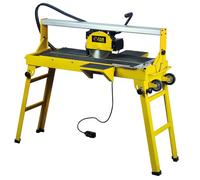 Coupe Carrelage radial 1200W disque Ø230mm capacité coupe 42mm L=865mm tete inclinable 45° 2 extensions pompe à eau intégré