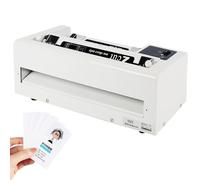Coupe-cartes électrique - Découpeuse automatique de cartes de visite avec marge réglable de 9 à 12 mm, coupe 30 pièces/min, format A4, design léger