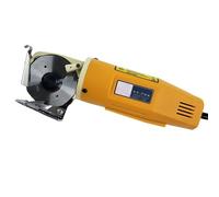 Coupe-carton Electrique, Coupe-tissu Electrique pour Tissus Multicouches, Cuir, Laine et Moquette, Outil de Couture Portable, Découpe de Papier(Yellow)