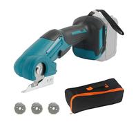 Coupe-carton électrique pour Makita 18 V, ciseaux à tissu sans balais avec 3 lames, verrouillage de sécurité, batterie portable pour tapis, cuir, films plastiques et aluminium
