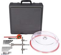Coupe-cercle Cutter circulaire Ø 40-200mm Réglable Outil de découpe Protection anti-poussière ABS