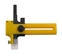 Coupe-cercle en forme de boussole - Coupe-papier rotatif avec poignée à cliquet pour cercles de 2 à 15 cm - Outil de fabrication de cartes de scrapbooking