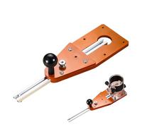 Coupe-cercles pour fraiseuse - Gabarit de fraisage avec guide réglable et manche à bille ergonomique - Gabarit pour couper des cercles avec fraiseuse - Pour travaux de fraisage et de découpe