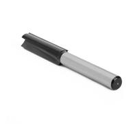 Coupe-chanfrein à bois Fraise à trou de serrure base allongée, outil fraisage double tige 12 mm et ,7 , fraise inférieure nettoyage 17(12mm)