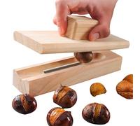 Coupe-châtaigne, lèvre de châtaigne - Cracker ouvre-châtaignier de bois - Outil manuel d'écorce de châtaigne, casse-noix, éplucheur de châtaigne, coquillage casse-noix pour la maison