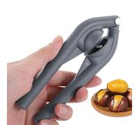 Coupe-châtaignes - Casse-noisette - Outil de cuisine - Casse-noix - Éplucheur à châtaignes avec clip ouvert - Casse-noisette - Pince ergonomique pour pique-nique à la maison