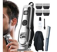 Coupe-Cheveux - Tondeuse Électrique Pour Tirer Les Cheveux, Avec Poignée Ergonomique, Équipement Silencieux Et Accessoires Pour Cheveux Père, Professionnels, Partenaires Et Débutants