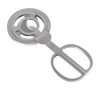 Coupe Cigare Double Tranchant - Triple Lames Doré | Ciseaux Tabac Style Moulin Vent Trois Lames | Accessoire Fumeur Professionnel Compatible Divers Modules, Finition Acier Brossé Coupe Fabr