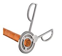Coupe-cigare en acier inoxydable - Outil de coupe de cigares plaqué or à triple lame à 3 lames | Taille-haie de poche de précision aiguisée pour cigares cubains, coupe propre, métal res