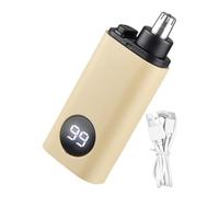 Coupe-cils pour le visage - Coupe-cheveux pour oreilles rechargeables pour homme | Coupe-cheveux pour nez pour homme, tondeuse professionnelle, Épilation imperméable pour oreilles de nez homme
